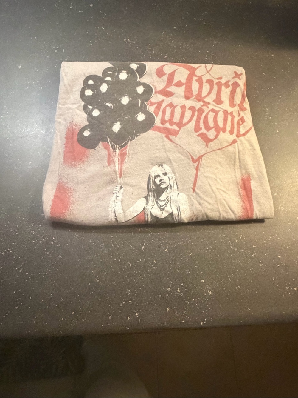 Urban Behavior Gray Tee with Red and Black Graphic